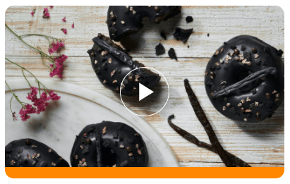 Black cocoa, Black cocoa coating, black cocoa compound, black, goth, goth food, 